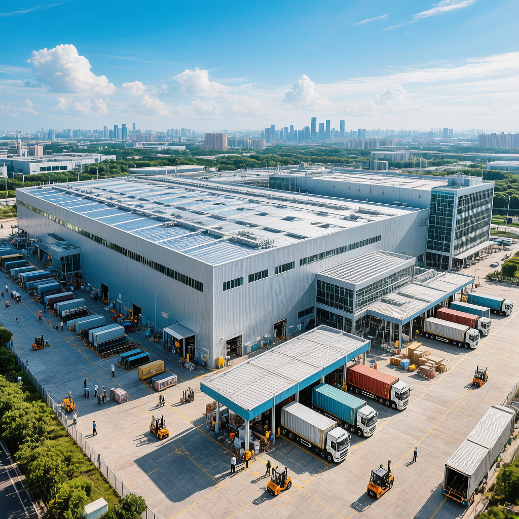 HK LIANYIXIN factory exterior in Shenzhen, 8000 square meters