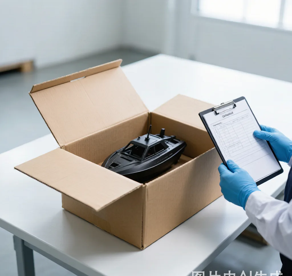 Quality control check before shipment