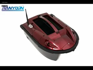 LYX 001A RC Bait Boat - black color - Angle 1