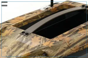 LYX 001A RC Bait Boat - blue color - Detail