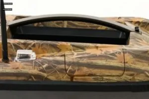 LYX 001A RC Bait Boat - orange color - Angle 2