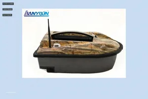 LYX 001A RC Bait Boat - orange color - Scene
