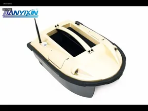 LYX 001A RC Bait Boat - red color - Angle 1