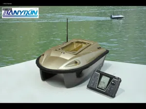 LYX 001B GPS Bait Boat - red color - Angle 1