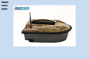 LYX 001C Fish Finder Bait Boat - red color - Scene