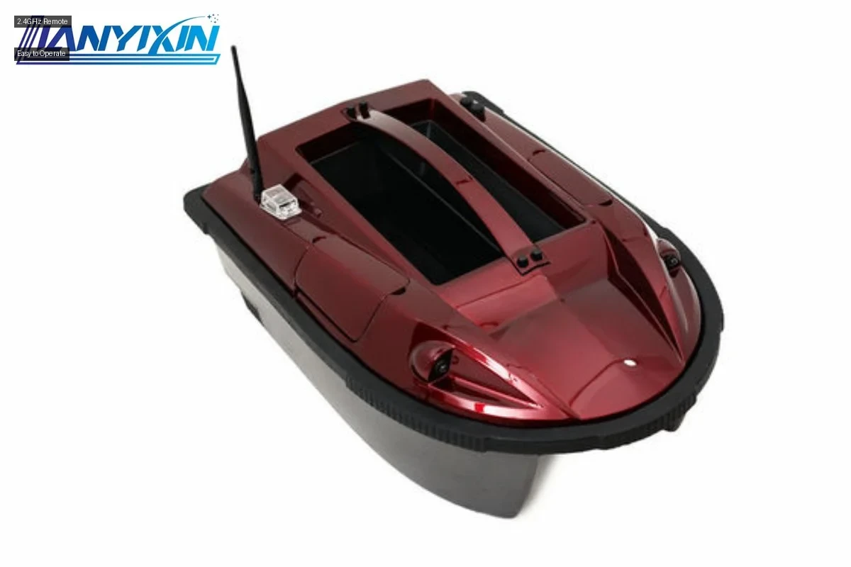 LYX 001A RC Bait Boat - black color - main view