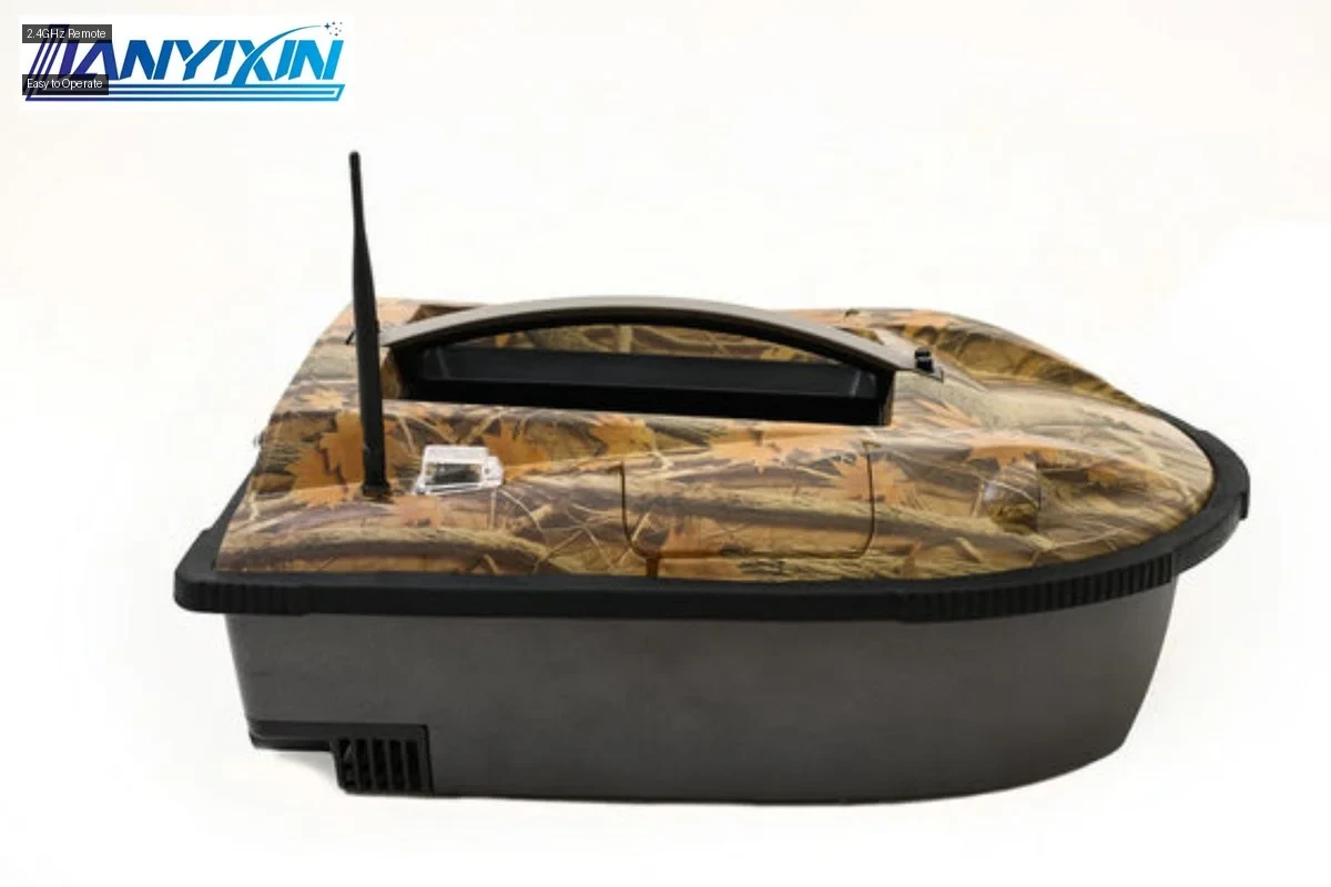 LYX 001C Fish Finder Bait Boat - red color - main view