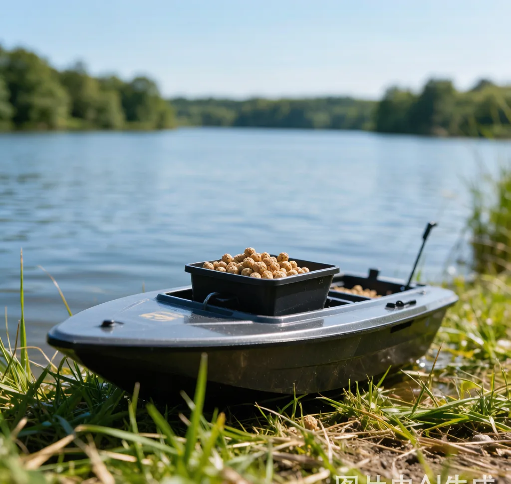 LYX-001A RC Bait Boat Dual Hopper Loading